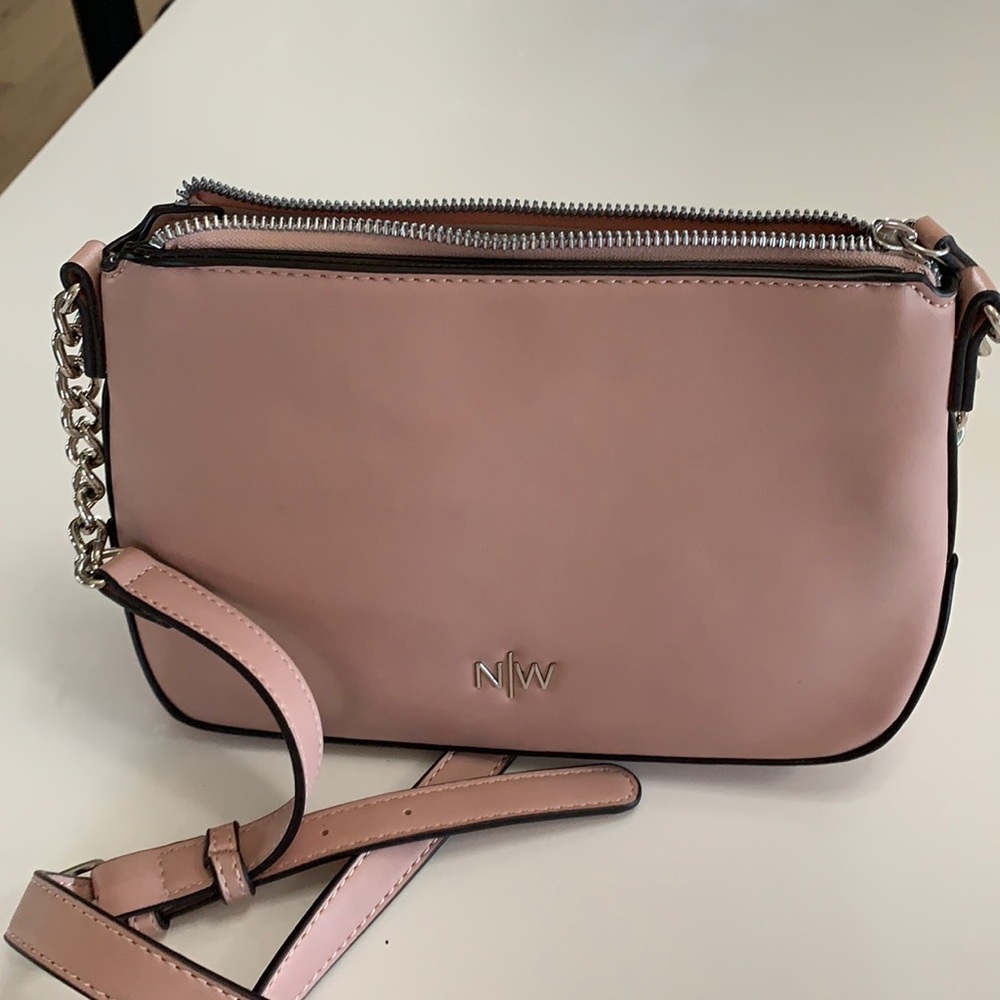 Pink crossbody bag